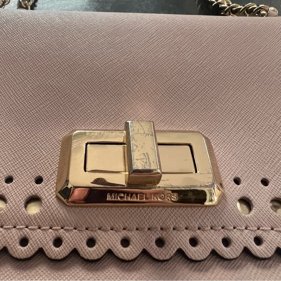 Michael Kors Bags Michael Kors Hannah Bag Light Pink And Gold